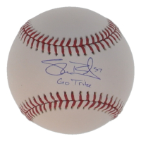 Shane Bieber Signed OML Baseball Inscribed "Go Tribe" (Beckett) at PristineAuction.com