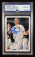 Magic Johnson / Larry Bird Signed 1992-93 Upper Deck #SP1 Magic Johnson / Larry Bird (PSA | Auto 10) at PristineAuction.com