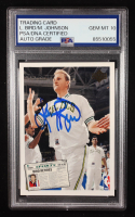 Magic Johnson / Larry Bird Signed 1992-93 Upper Deck #SP1 (PSA | Auto 10) at PristineAuction.com
