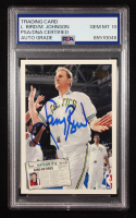 Magic Johnson / Larry Bird Signed 1992-93 Upper Deck #SP1 (PSA | Auto 10) at PristineAuction.com