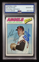 Nolan Ryan Signed 1977 Topps #650 (PSA | Auto 10) at PristineAuction.com