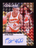Spud Webb 2024-25 Panini Mosaic Collage Autographs Mosaic Bronze #22 #47/49 at PristineAuction.com
