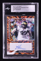 Aidan Hutchinson 2022 Leaf Pro Set Metal Kaleidoscope Tiger Pre-Production Proof #NNO RC #1/1 (Leaf) at PristineAuction.com