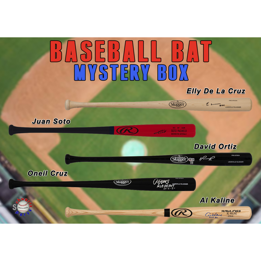 Full Size Baseball Bat Signed Mystery Box – Series 28 (Limited to 125) – Schwartz Sports at PristineAuction.com