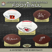 THE 365 BOX – Full Size Football Signed Mystery Box - Series 2 - (Limited to 365) - Schwartz Sports at PristineAuction.com