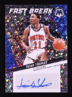 Isiah Thomas 2024-25 Panini Mosaic Autographs Fast Break #48 at PristineAuction.com