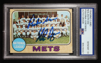 Nolan Ryan Signed 1968 Topps #401 Mets Team W/ Inscription (PSA | Auto 10) at PristineAuction.com