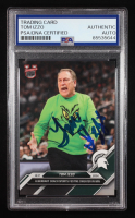 Tom Izzo Signed 2024-25 Bowman U Now Topps #34 (PSA) at PristineAuction.com