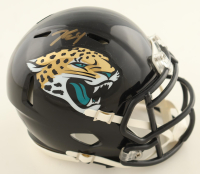 Tank Bigsby Signed Jaguars Speed Mini Helmet (JSA) at PristineAuction.com