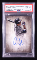 Aaron Judge 2014 Bowman Inception Prospect Autographs #PAAJ RC (PSA 8) at PristineAuction.com