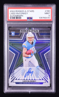 Ladd McConkey 2024 Rookies and Stars Signatures #166 RC #18/299 (PSA 9) at PristineAuction.com