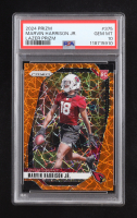 Marvin Harrison Jr. 2024 Panini Prizm Prizms Lazer #375 RC (PSA 10) at PristineAuction.com