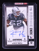 Khalil Mack 2014 Panini Contenders Rookie Ink Rookie Premiere #RRIKM EXCH RC at PristineAuction.com