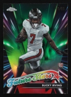 Bucky Irving 2024 Topps Chrome Future Stars Green Refractors #FS19 #96/99 RC at PristineAuction.com
