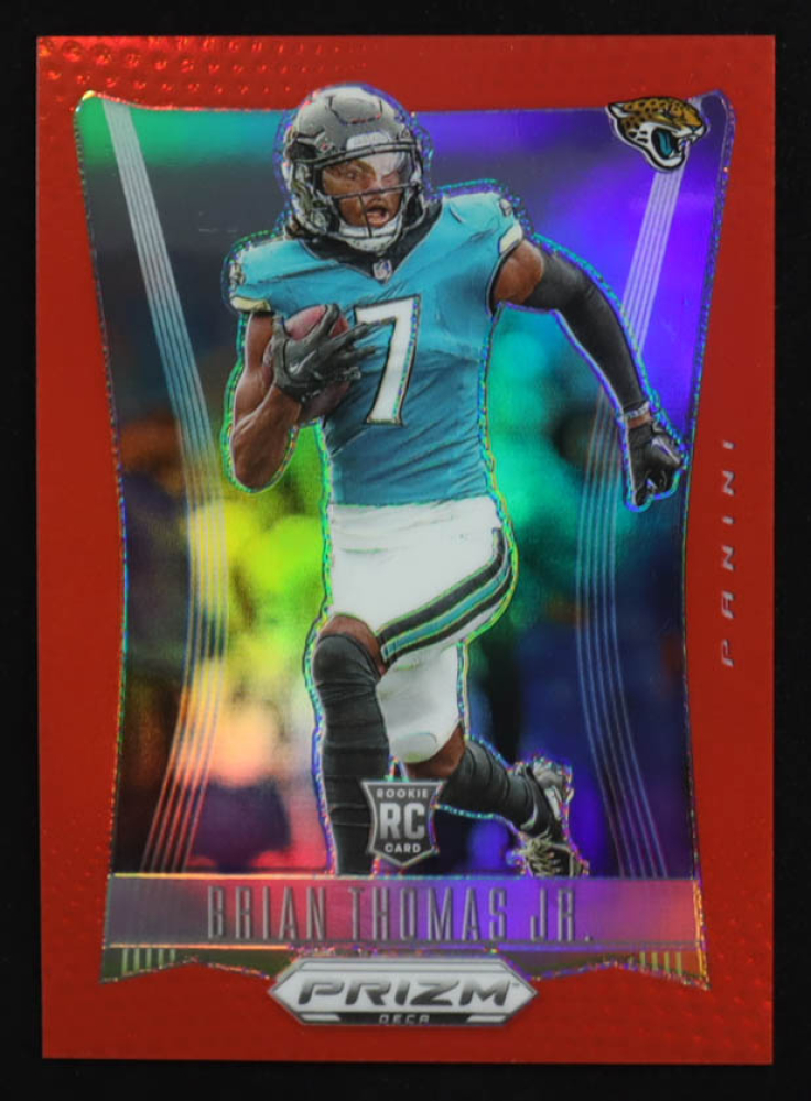 Brian Thomas Jr. 2024 Panini Prizm Deca Prizms Red #148 #93/199 RC