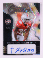 TreVeyon Henderson 2024 Leaf Pro Set Pure All That Glitters Silver #AGTH1 RC #5/10 at PristineAuction.com