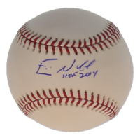Eric Nadel Signed OML Baseball Inscribed "HOF 2014" (JSA) at PristineAuction.com