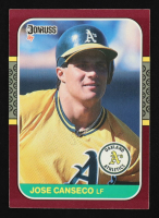 Jose Canseco 1987 Donruss Opening Day #24 RC at PristineAuction.com