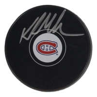 Kirk Muller Signed Canadiens Logo Hockey Puck (Beckett) at PristineAuction.com