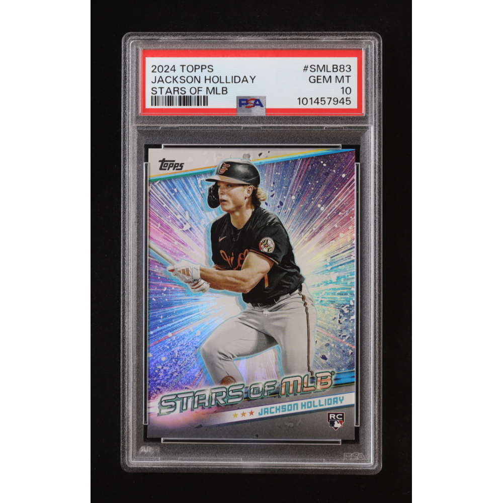 Jackson Holliday 2024 Topps Stars Of MLB #SMLB83 RC (PSA 10) at PristineAuction.com