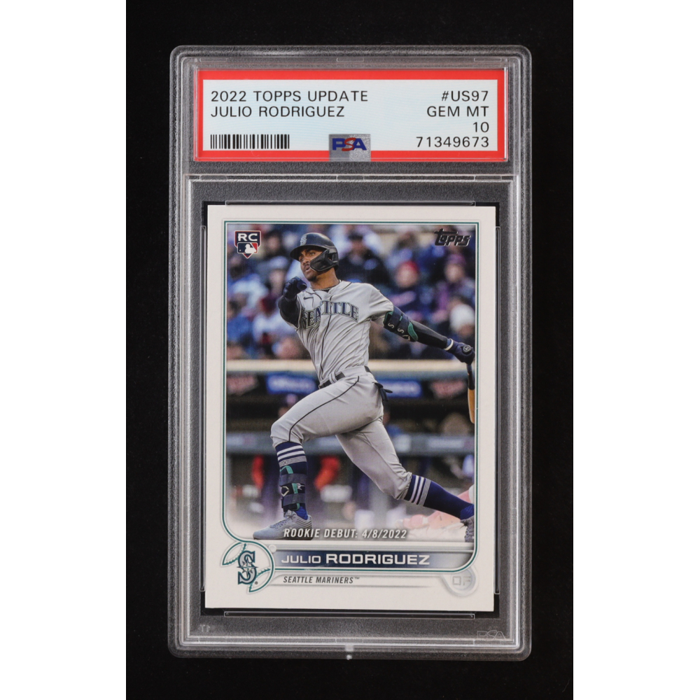 Julio Rodriguez 2022 Topps Update #US97 RC (PSA 10) at PristineAuction.com