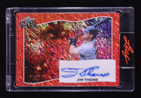 Jim Thome 2025 Leaf Metal Fireworks Autographs Shimmer Red #BAJT1 #1/2 at PristineAuction.com
