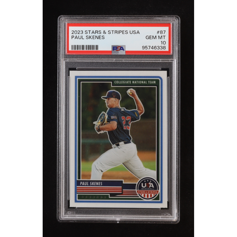 Paul Skenes 2023 USA Baseball Stars and Stripes #87 RC (PSA 10) at PristineAuction.com