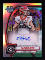 Carson Beck 2024 Bowman Chrome University Prospect Autographs Refractors #PACBE RC #194/299 at PristineAuction.com