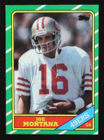 Joe Montana 1986 Topps #156 at PristineAuction.com