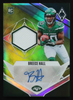Breece Hall 2022 Panini Phoenix Rookie Premiere Jersey Autographs Prime Yellow #14 #40/75 RC at PristineAuction.com
