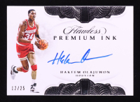 Hakeem Olajuwon 2018-19 Panini Flawless Premium Ink #44 #12/25 at PristineAuction.com