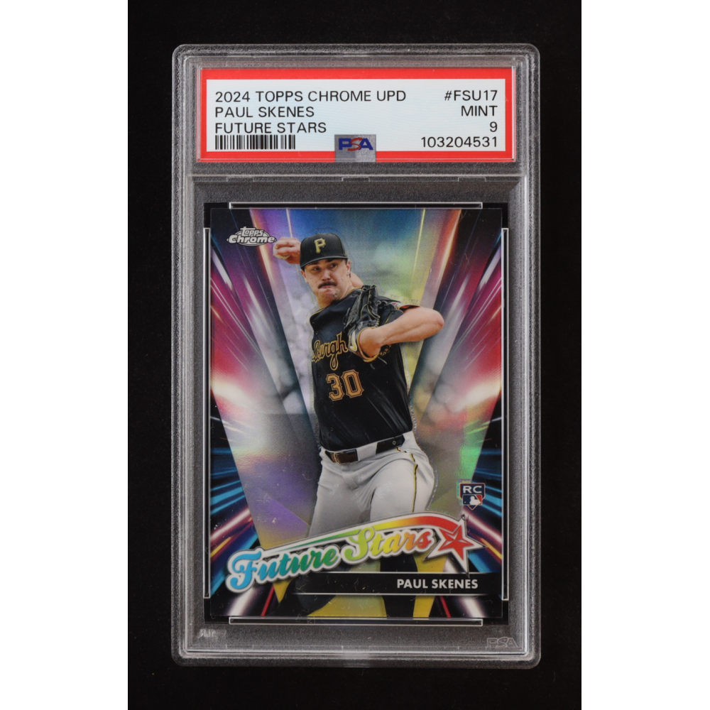 Paul Skenes 2024 Topps Chrome Update Future Stars #FSU17 RC (PSA 9) at PristineAuction.com
