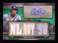 David Justice 2024 Topps Triple Threads Autograph Relics Emerald #TTARDJU2 #07/18 at PristineAuction.com