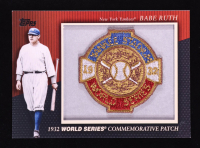 Babe Ruth 2010 Topps Commemorative Patch #MCP3 at PristineAuction.com