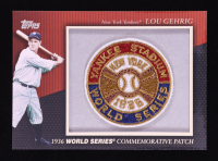 Lou Gehrig 2010 Topps Commemorative Patch #MCP8 at PristineAuction.com