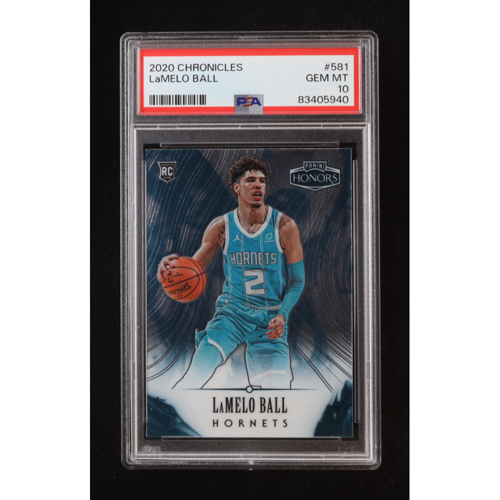 Lamelo Ball 2020-21 Panini Chronicles Honors #581 RC (PSA 10) at PristineAuction.com