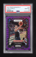 Luka Doncic 2023-24 Panini Prizm Monopoly Purple #22 (PSA 10) at PristineAuction.com