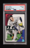Roki Sasaki 2023 Topps '23 World Baseball Classic Stars Blue #WBC34 RC (PSA 9) at PristineAuction.com