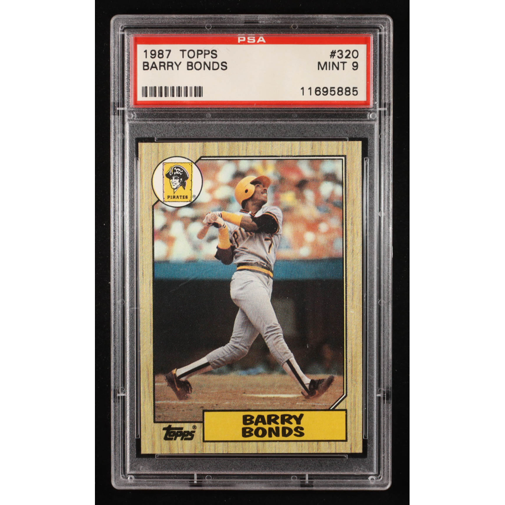 Barry Bonds 1987 Topps #320 RC (PSA 9) at PristineAuction.com