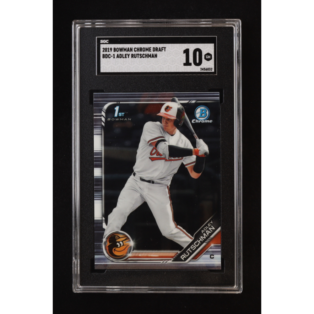 Adley Rutschman 2019 Bowman Chrome Draft #BDC1 RC (SGC 10) at PristineAuction.com