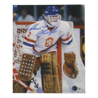 Dominik Hasek Signed Sabers 8x10 Photo (Beckett) at PristineAuction.com