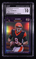 Joe Burrow 2023 Leaf Web Exclusives Pro Set Purple #PSG12 #8/15 (CGC 10) at PristineAuction.com