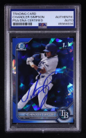 Chandler Simpson Signed 2022 Bowman Chrome Draft S/E #BDC26 (PSA) at PristineAuction.com