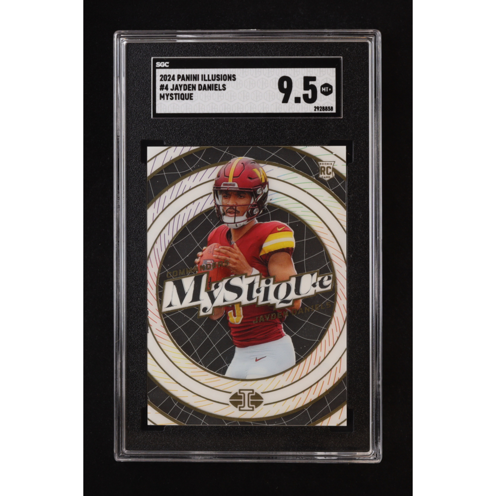 Jayden Daniels 2024 Panini Illusions Mystique #4 RC (SGC 9.5) at PristineAuction.com