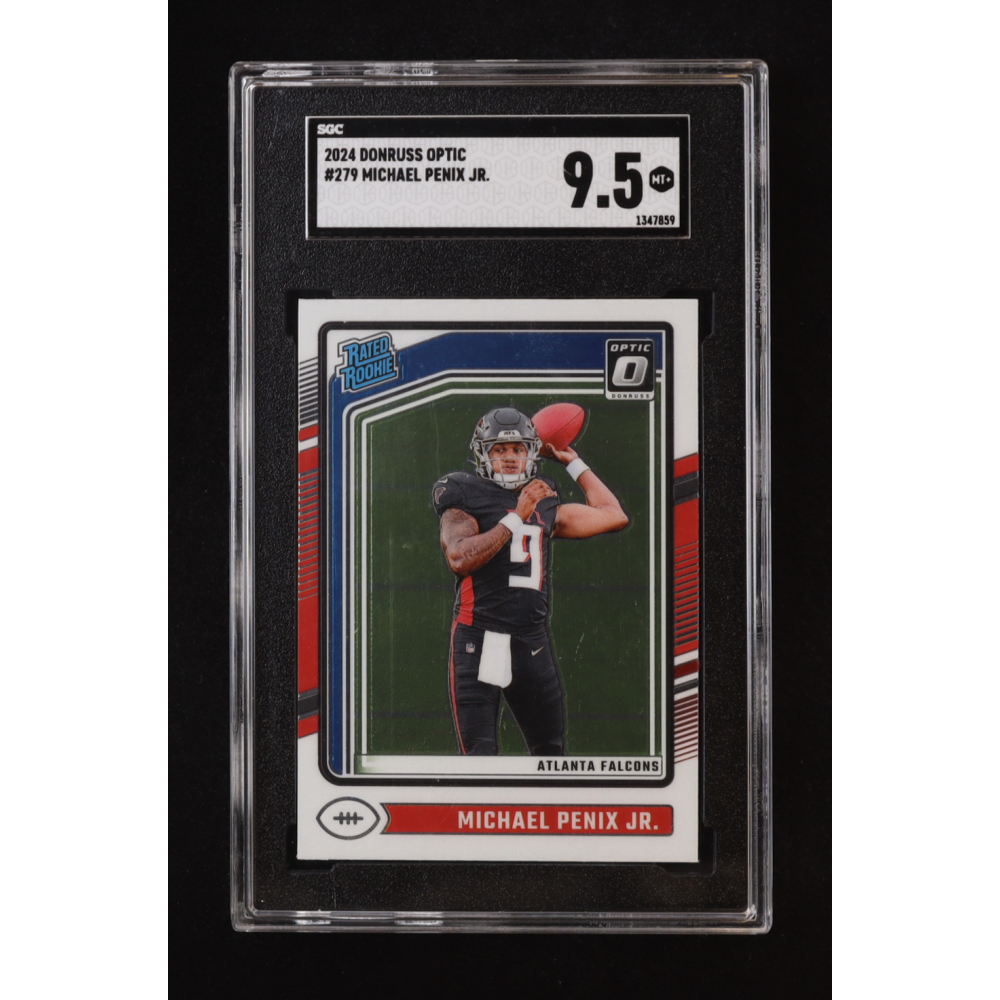Michael Penix Jr. 2024 Donruss Optic Rated Rookie #279 RC (SGC 9.5) at PristineAuction.com