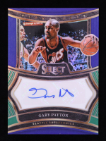 Gary Payton 2024-25 Select Signatures Blue Prizms #30 #43/49 at PristineAuction.com