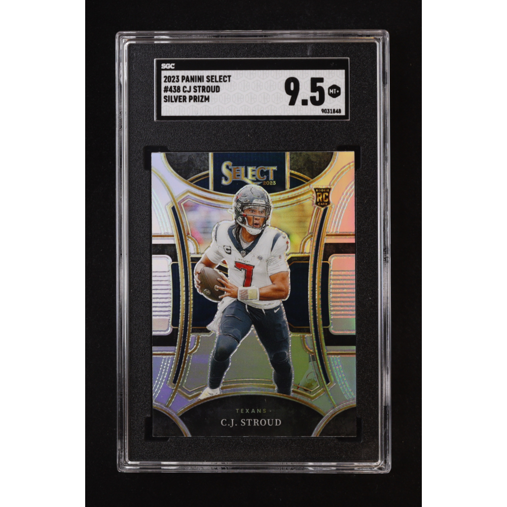 CJ Stroud 2023 Select Silver Prizm #438 RC (SGC 9.5) at PristineAuction.com