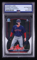 Roman Anthony Signed 2023 Bowman Chrome Prospect #BCP71 (PSA) at PristineAuction.com