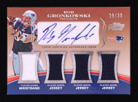 Rob Gronkowski 2010 Topps Prime Autographed Relics Level 4 #PL4RG RC #28/30 at PristineAuction.com