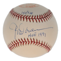Rod Carew Signed LE OAL Baseball Inscribed "HOF 1991" (JSA) at PristineAuction.com